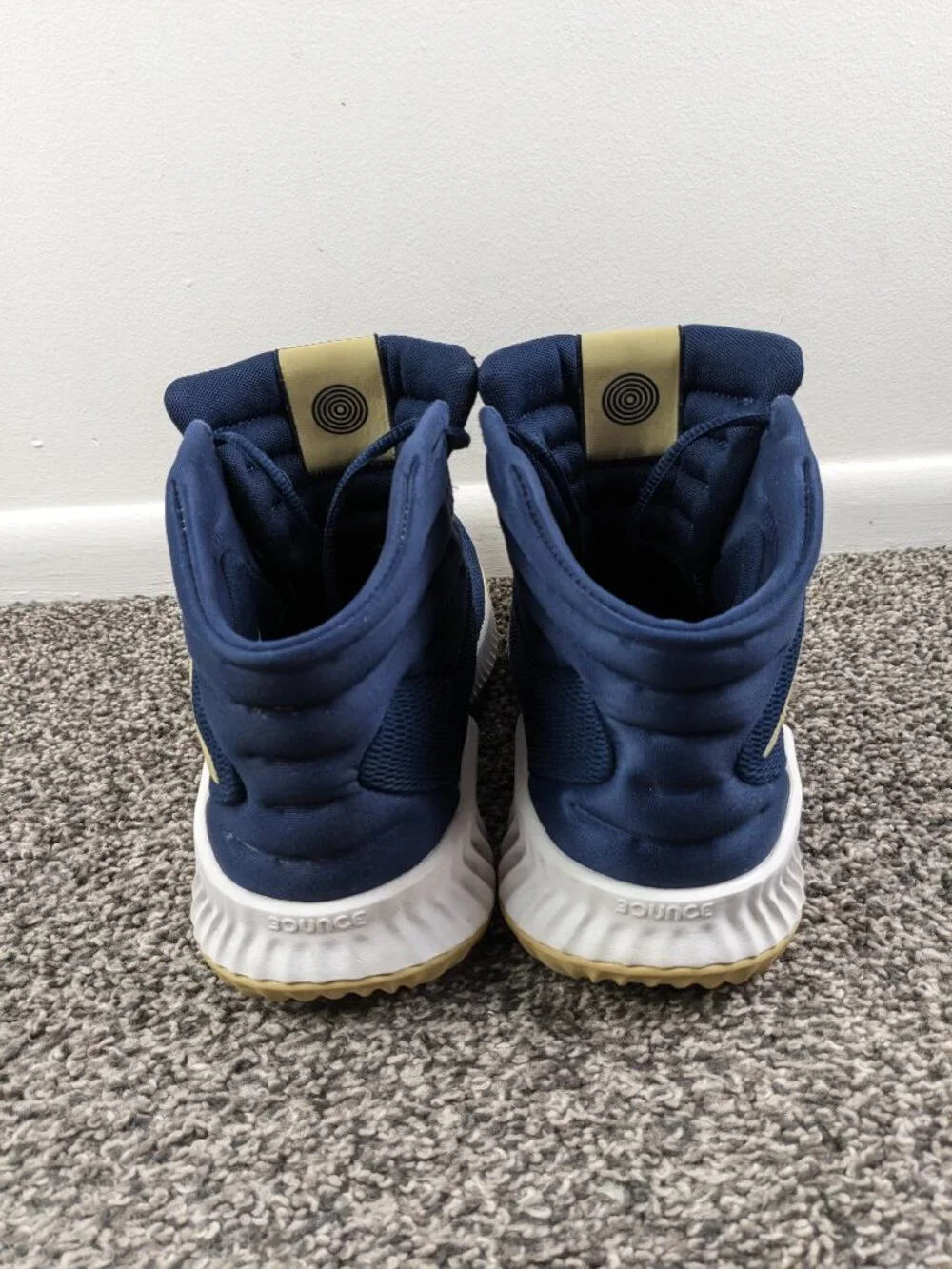 Adidas Pro Bounce 2018 Georgia Tech Basketball EF9674 Mens 11 Collegiate Navy